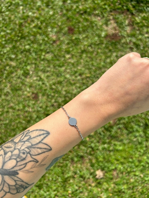 Pulseira Circulo Liso - Aço Inox - comprar online