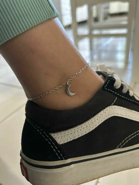 Tornozeleira Lua- Aço Inox - comprar online