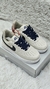 ZAPATILLAS AIR FORCE 1 LOW BEIGE DEEP MARINE PREMIUM - [ZU00164] - tienda online