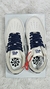 ZAPATILLAS AIR FORCE 1 LOW BEIGE DEEP MARINE PREMIUM - [ZU00164] en internet