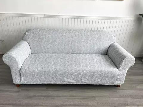 FUNDA DE SILLÓN KETT ELASTIZADA JACQUARD 2 CUERPOS - comprar online