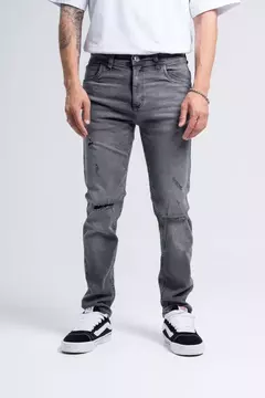 JEANS SKINNY GREY
