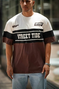 REMERA OVERSIZE COMBINADA STREET TIDE - comprar online
