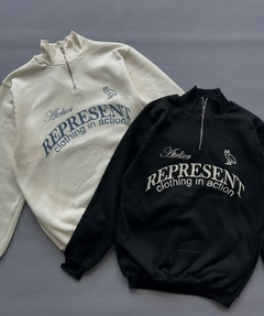 BUZO FRIZA MEDIO CIERRE "REPRESENT" en internet