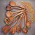 Conjunto de utensílios de cozinha de madeira 1-9 tamanhos - LojasMaisVoce