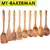 Conjunto de utensílios de cozinha de madeira 1-9 tamanhos - LojasMaisVoce