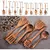 Conjunto de utensílios de cozinha de madeira 1-9 tamanhos - comprar online