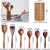 Conjunto de utensílios de cozinha de madeira 1-9 tamanhos - comprar online