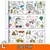 rolo de desenho 90cm para colorir desenhos infantil