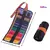 Conjunto de lápis coloridos de 50/72 peças com estojo de lona enrolável - LojasMaisVoce