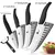 Conjunto de facas de cerâmica facas de cozinha 3 4 5 6 polegadas - comprar online