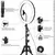 kit tripé Luz leds circular vídeos profissionais