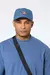 Imagem do Boné Snapback Afri.co – Suede – Madagascar – Azul Denim