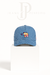 Boné Snapback Afri.co – Suede – Madagascar – Azul Denim - comprar online