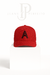 Boné Snapback Afri.co - Letter - Vermelho com logo Preto - comprar online