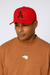 Boné Snapback Afri.co - Letter - Vermelho com logo Preto na internet