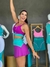 Conjunto Safira fucsia com verde agua