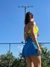Conjunto Happy Stone azul e amarelo - comprar online