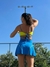 Conjunto Happy Stone azul e amarelo - Kaizen Sport