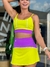 Conjunto Safira lima e roxo - Kaizen Sport