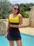 Conjunto Sunset preto e amarelo na internet