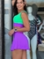 Conjunto Sunset Roxo e verde - Kaizen Sport