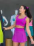 Conjunto Sunset max fucsia e verde agua - Kaizen Sport