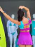 Conjunto Sunset max fucsia e verde agua - comprar online