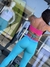 Conjunto brilhoso azul e rosa - loja online