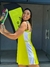 Vestido Active Verde e branco
