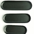 Bandeja ovalada Small Black 30x12