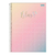 Caderno 10 Matérias Universitário Blush 160 Folhas Foroni - Papelart Papelaria