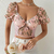 Imagen de Top Blusa Remera Con Manga Mariposa