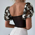 Top Blusa Remera Con Manga Mariposa