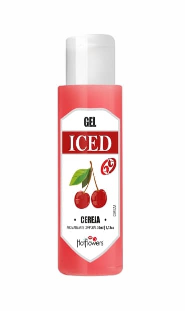 Gel Iced Aromatizante Cereja 35ml - Hot Flowers