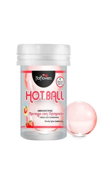 Hot Ball Plus Morango com Champanhe Hot Flowers