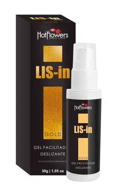 Lis-In Gold Gel Anal Facilitador 30G Hot Flowers
