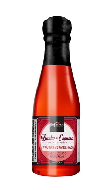 Sabonete Líquido Banho & Espuma Frutas Vermelhas 150Ml Hot Flowers