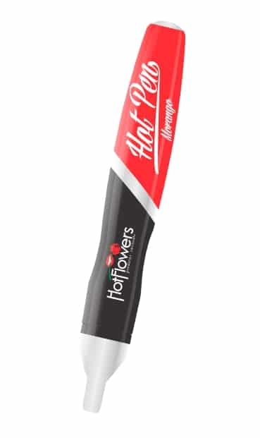 Caneta Comestível Hot Pen Morango 35G Hot Flowers