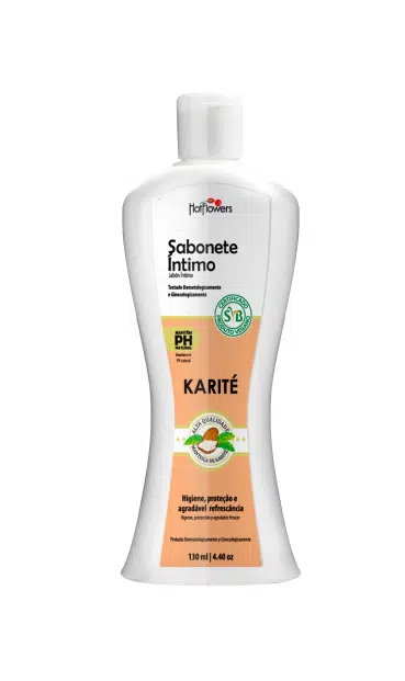 Sabonete Íntimo Líquido Karite 130ml Hot Flowers