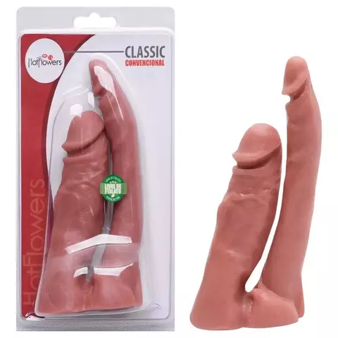 Pênis De Silicone 12 X 3Cm Auxiliar 15 X 2,5Cm Hot Flowers - comprar online