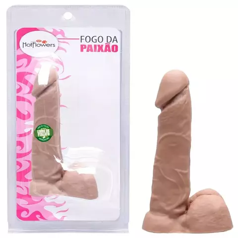 Pênis Borracha Fogo Da Paixão 14,5 X 3,5Cm Hot Flowers - comprar online