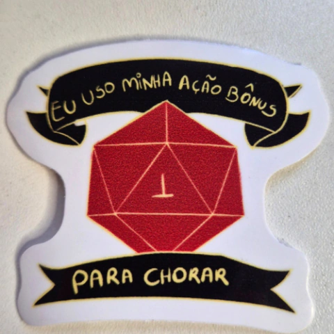 Eu uso minha ação bônus... - Adesivo Vinil