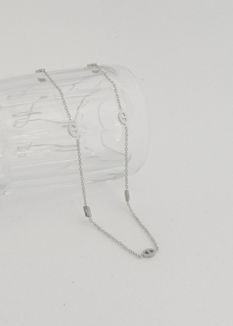 Colar Inspiração D Ponto de Luz Aço Inoxidável - comprar online