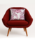 Capa de almofada Floral Magenta 43x43 - comprar online