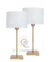 Velador Moderno Dorado | Juego 2 Veladores - comprar online