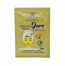 kit 3 Sachê Máscara facial - PHALLEBEAUTY - Gold