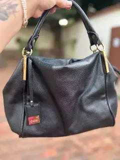 Bolsa Cori Original – Couro Preto Clássico