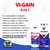VI-GAIN 4 in 1 - SUPLEMENTAÇÃO HORMONAL DE ENGORDA