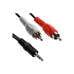 CABLE 2 RCA A PLUG 3.5 ST 1.5MTS - comprar online